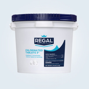 Regal Chlorinated Tablets 3" - 25 lbs Unwrapped