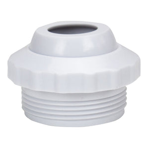 1.5" White Insider Directional Flow Outlet with 0.75" Eye Opening