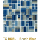 TileXpressions Brush Blue Random Sizes TX-BRBL