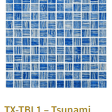 TileXpressions Tsunami Blue 1X1 TX-TBL1